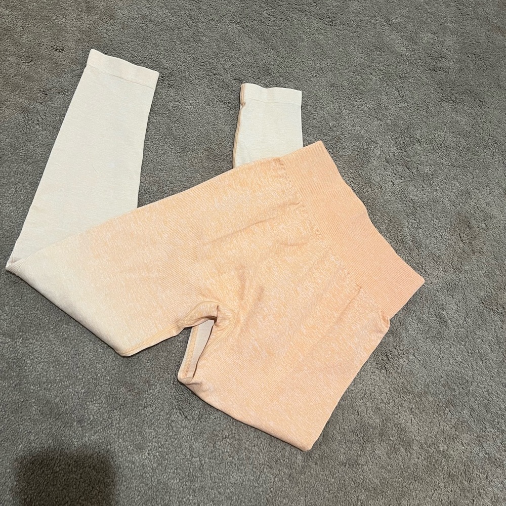 AYBL PULSE OMBRÉ SEAMLESS LEGGINGS ORANGE